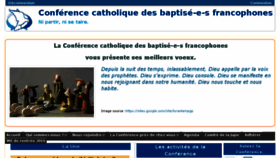 What Baptises.fr website looked like in 2017 (7 years ago)