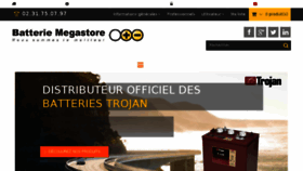 What Batteriemegastore.fr website looked like in 2017 (7 years ago)