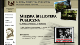 What Biblioteka-zlotow.pl website looked like in 2017 (7 years ago)