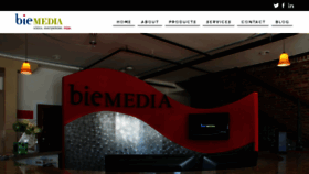 What Biemedia.com website looked like in 2017 (7 years ago)