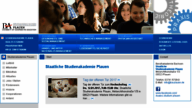 What Ba-plauen.de website looked like in 2017 (7 years ago)