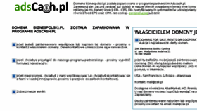 What Biznespolski.pl website looked like in 2017 (7 years ago)