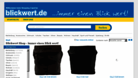 What Blickwert.de website looked like in 2017 (7 years ago)