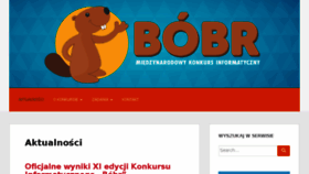What Bobr.edu.pl website looked like in 2017 (7 years ago)