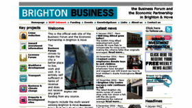 What Brightonbusiness.co.uk website looked like in 2017 (7 years ago)