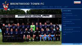 What Brentwoodtownfc.co.uk website looked like in 2017 (7 years ago)