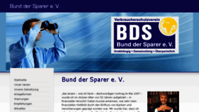 What Bund-der-sparer.de website looked like in 2017 (7 years ago)