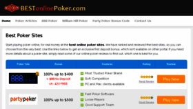 What Best-onlinepoker.com website looked like in 2017 (7 years ago)