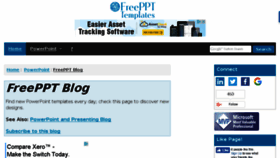 What Blog.freeppttemplates.com website looked like in 2017 (7 years ago)