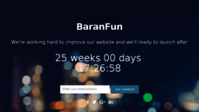What Baranfun.ir website looked like in 2017 (7 years ago)