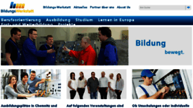What Bildungs-werkstatt.de website looked like in 2017 (7 years ago)