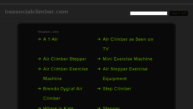 What Beasocialclimber.com website looked like in 2017 (7 years ago)