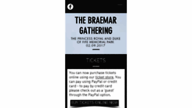 What Braemargathering.org website looked like in 2017 (7 years ago)