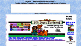 What Billybear4kids.com website looked like in 2017 (7 years ago)