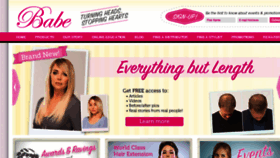 What Babethings.com website looked like in 2017 (7 years ago)