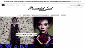 What Beautiful-soul.co.uk website looked like in 2017 (7 years ago)