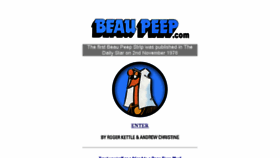 What Beaupeep.com website looked like in 2017 (7 years ago)