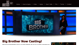 What Bigbrothercasting.tv website looked like in 2017 (7 years ago)