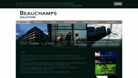 What Beauchamps.ie website looked like in 2017 (7 years ago)