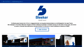 What Bleekergroep.nl website looked like in 2017 (7 years ago)