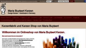 What Buytaert-kerzen.de website looked like in 2017 (9 years ago)