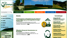 What Burladingen.de website looked like in 2017 (7 years ago)