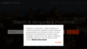 What Bergamoatavola.it website looked like in 2017 (7 years ago)