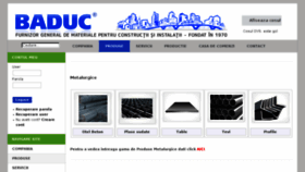 What Baduc.ro website looked like in 2017 (7 years ago)