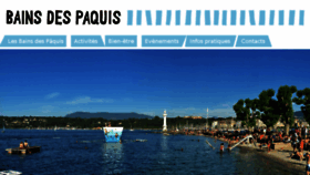 What Bains-des-paquis.ch website looked like in 2017 (7 years ago)