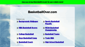 What Basketballover.com website looked like in 2017 (7 years ago)