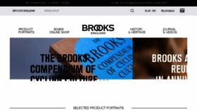 What Brooksengland.com website looked like in 2017 (7 years ago)