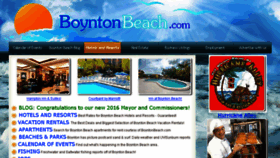 What Boynton-beach.com website looked like in 2017 (7 years ago)