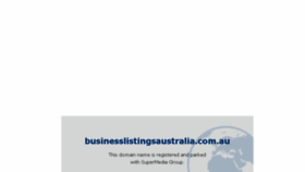 What Businesslistingsaustralia.com.au website looked like in 2017 (7 years ago)