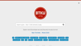 What Btku.org website looked like in 2017 (7 years ago)