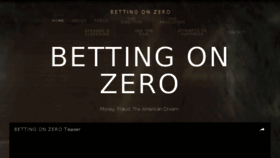 What Bettingonzeromovie.com website looked like in 2017 (7 years ago)