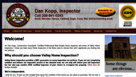 What Boiseinspector.com website looked like in 2017 (7 years ago)