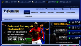What Bolanet88.net website looked like in 2017 (7 years ago)