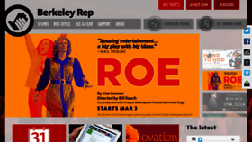 What Berkeleyrep.org website looked like in 2017 (7 years ago)