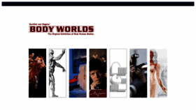 What Bodyworlds.com website looked like in 2017 (7 years ago)