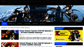 What Batchnime.net website looked like in 2017 (7 years ago)