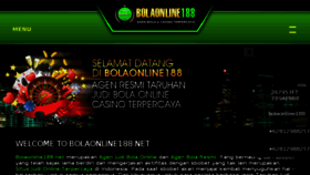 What Bolaonline188.net website looked like in 2017 (7 years ago)