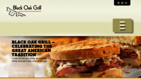 What Blackoakgrill.com website looked like in 2017 (7 years ago)