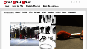 What Belle-belle-belle.com website looked like in 2017 (7 years ago)