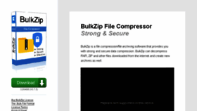 What Bulkzip.com website looked like in 2017 (7 years ago)