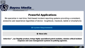 What Bayou.net website looked like in 2017 (9 years ago)
