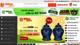 What Battrangonline.vn website looked like in 2017 (7 years ago)