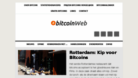 What Bitcoinweb.nl website looked like in 2017 (7 years ago)