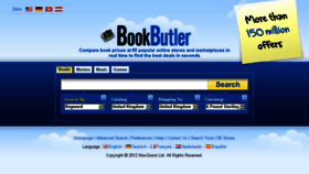 What Bookbutler.co.uk website looked like in 2017 (7 years ago)