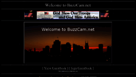 What Buzzcam.net website looked like in 2017 (7 years ago)