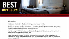 What Besthotel.tv website looked like in 2017 (7 years ago)